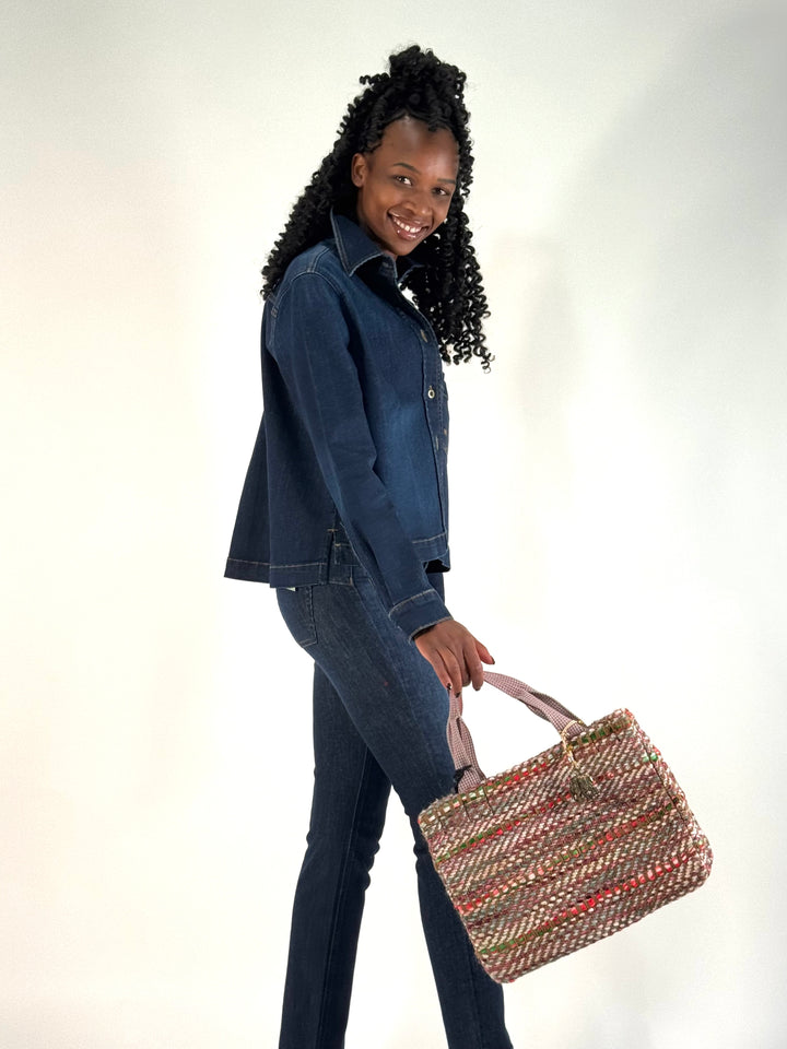 Hemdbluse Lima in Brownish Denim