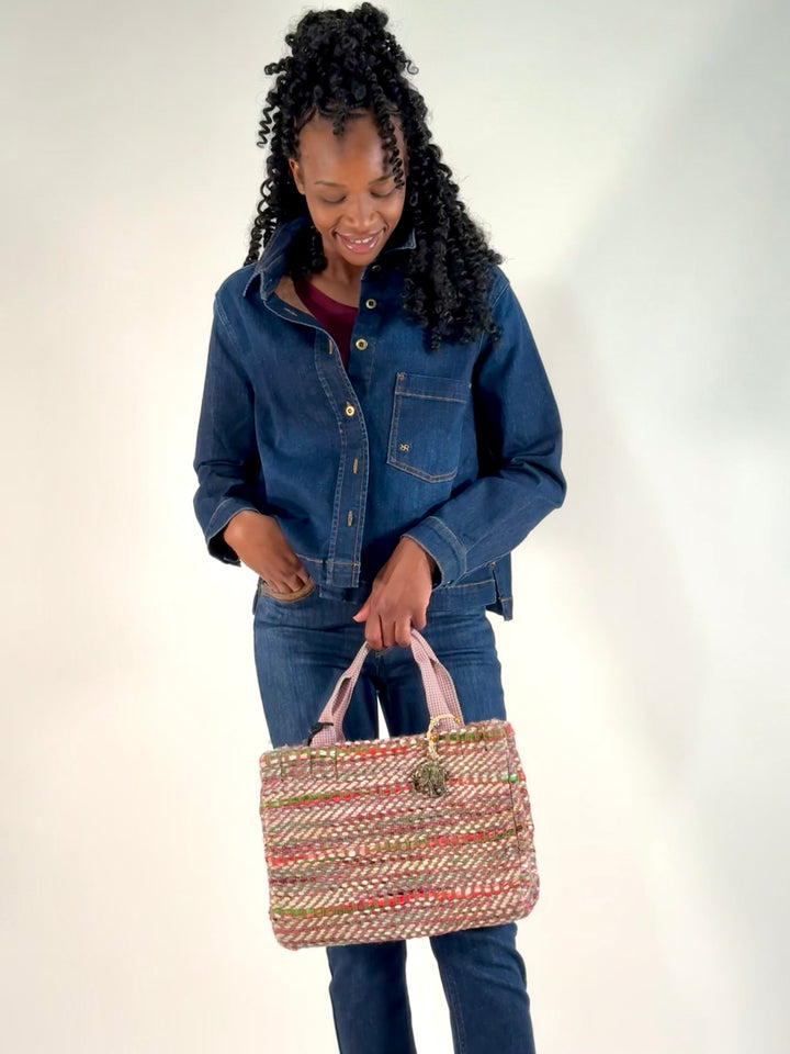 Hemdbluse Lima in Brownish Denim