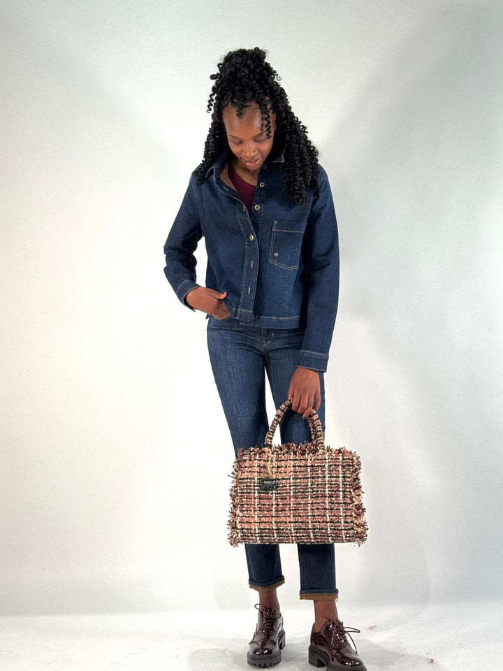 Hemdbluse Lima in Brownish Denim