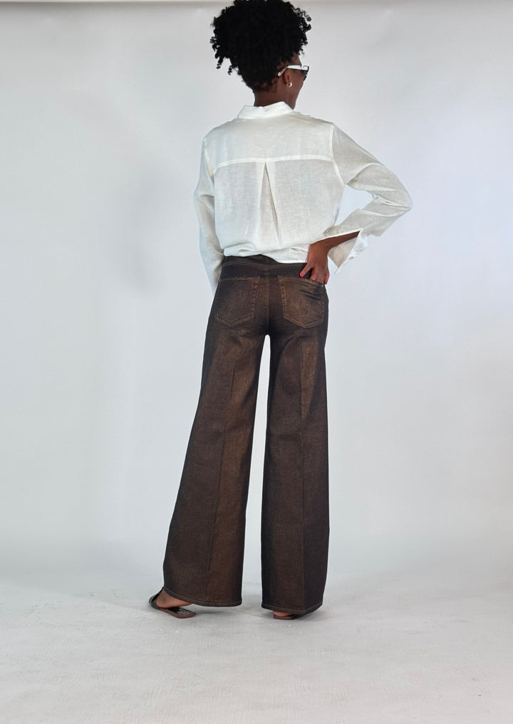 Hose Sventy Midnight Denim Bronze Foil