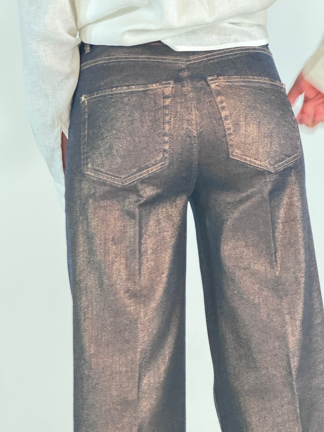 Hose Sventy Midnight Denim Bronze Foil