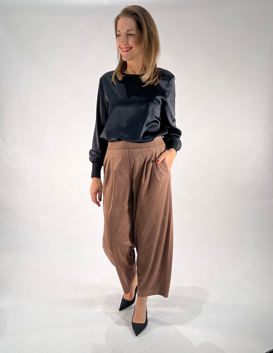 Hose Mayla 6/8 Jogg Soft Blend Velours