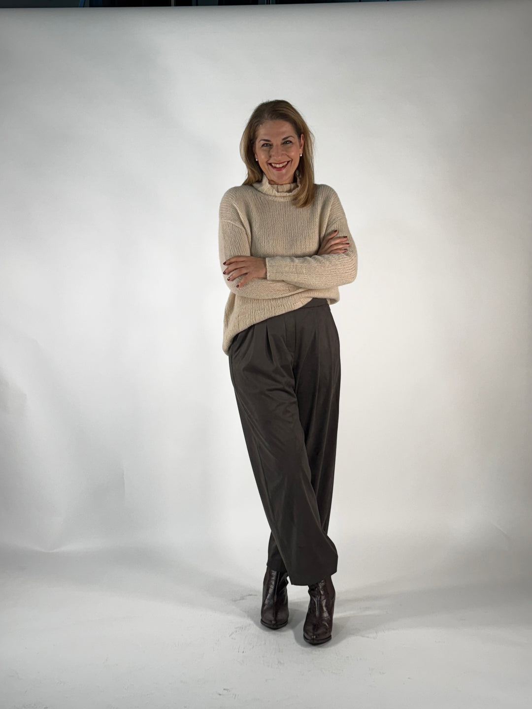 Hose Mayla 6/8 Jogg Soft Blend Velours