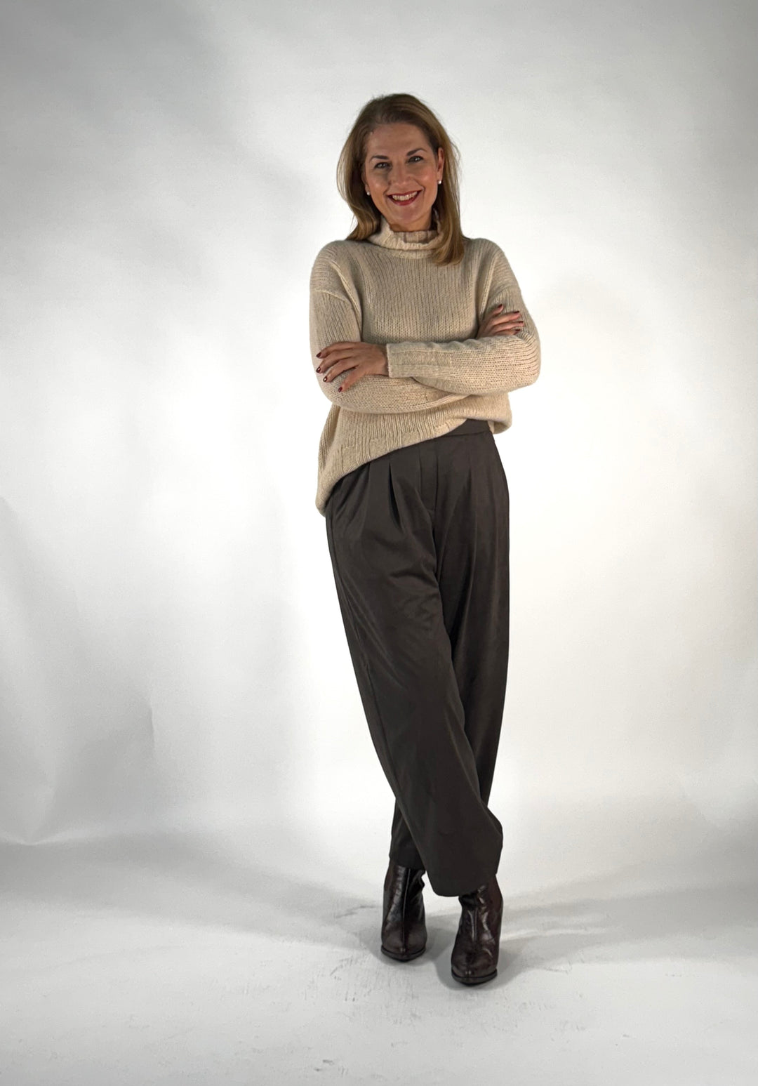 Hose Mayla 6/8 Jogg Soft Blend Velours