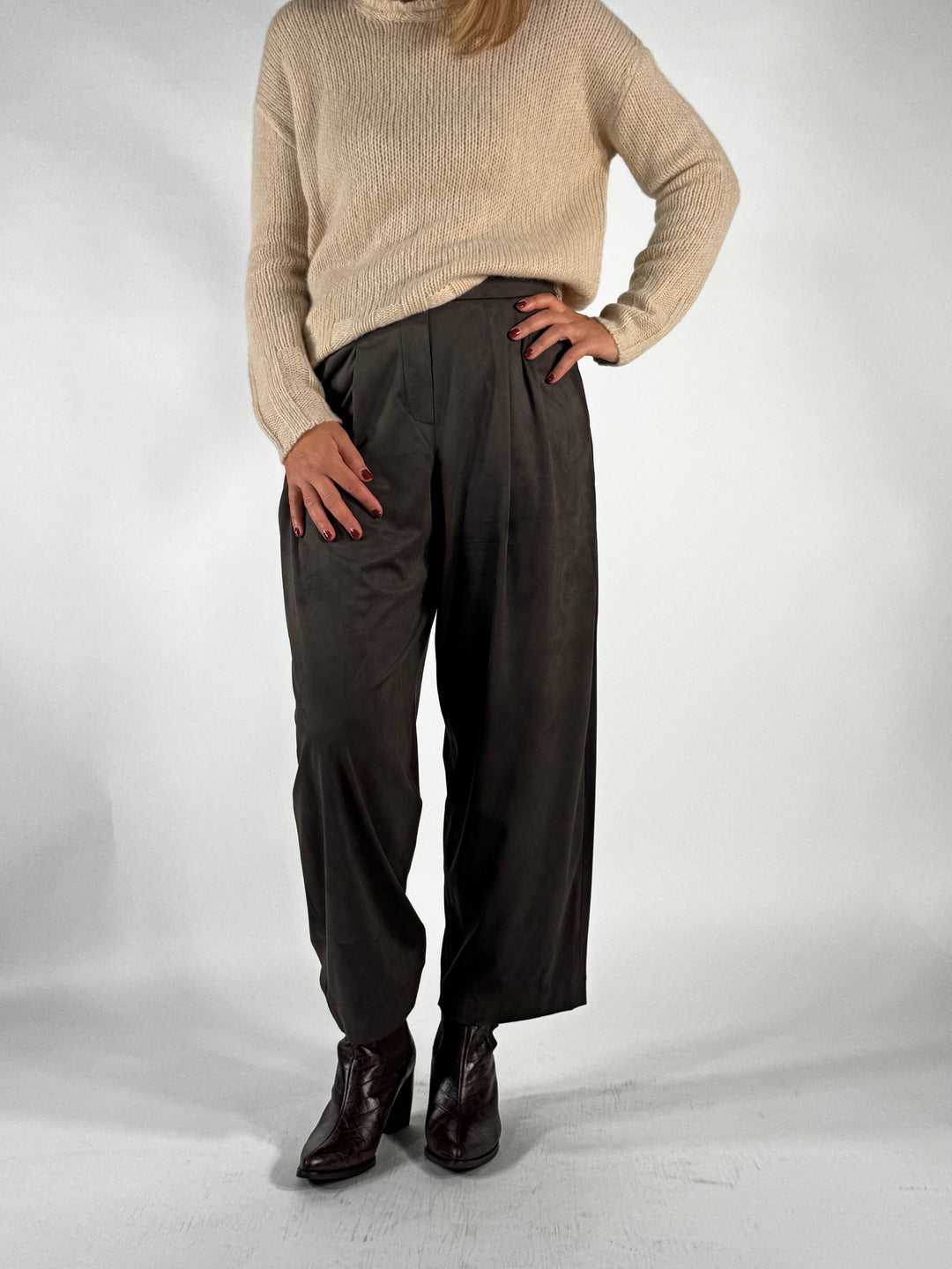 Hose Mayla 6/8 Jogg Soft Blend Velours