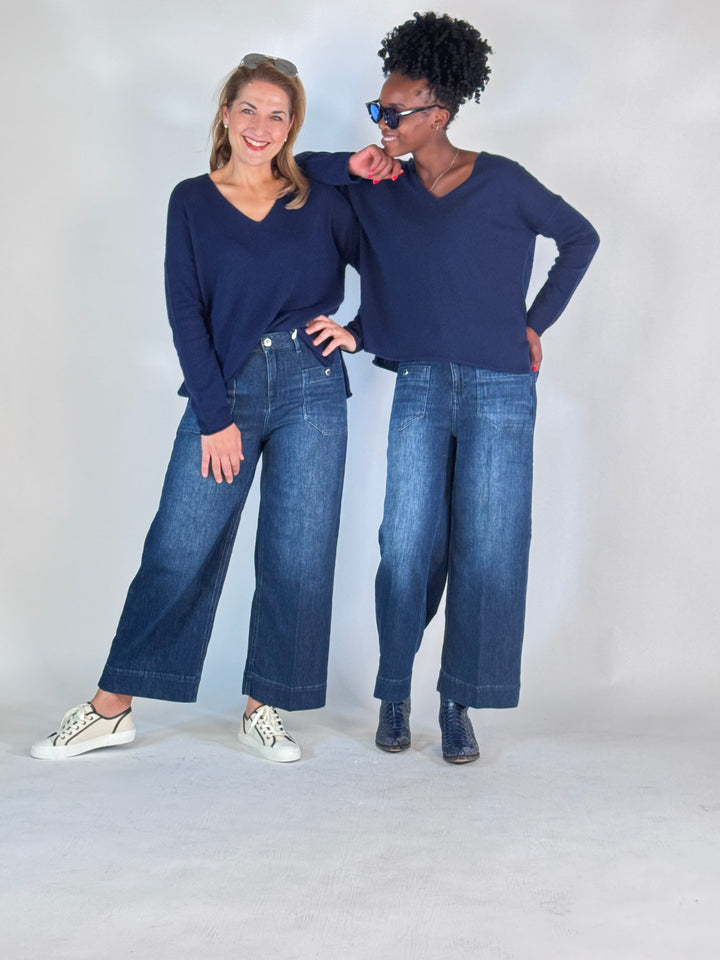 Hose Miru 6/8 Buttons Soft "Lurex" Denim