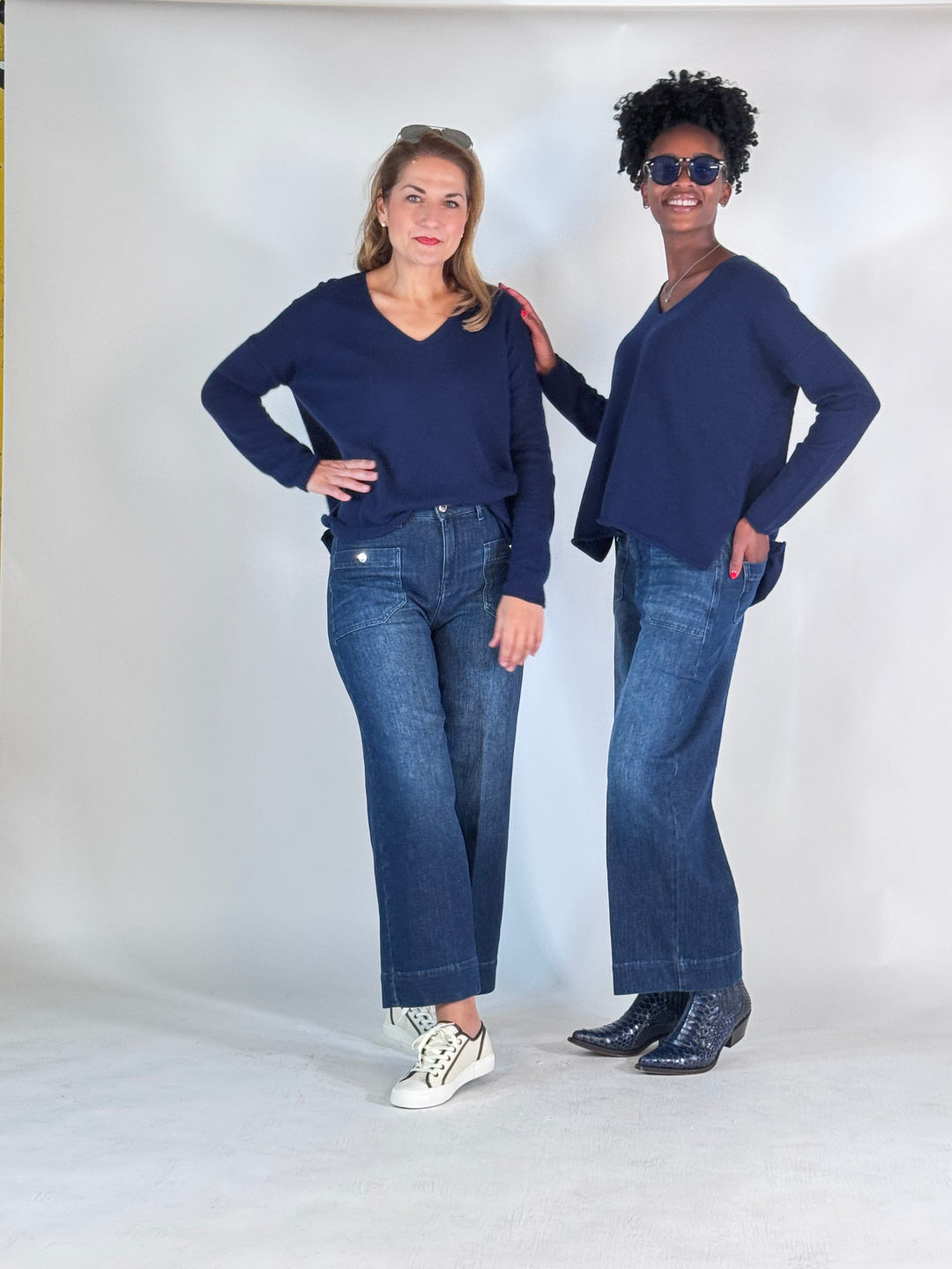 Hose Miru 6/8 Buttons Soft "Lurex" Denim