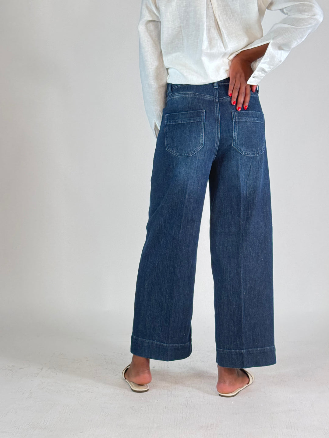 Hose Miru 6/8 Buttons Soft "Lurex" Denim