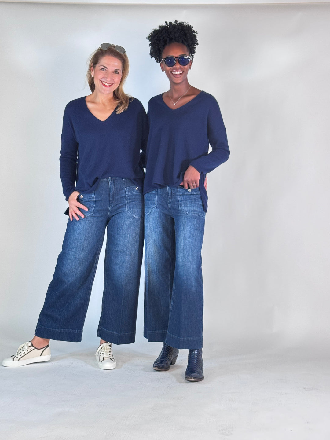 Hose Miru 6/8 Buttons Soft "Lurex" Denim