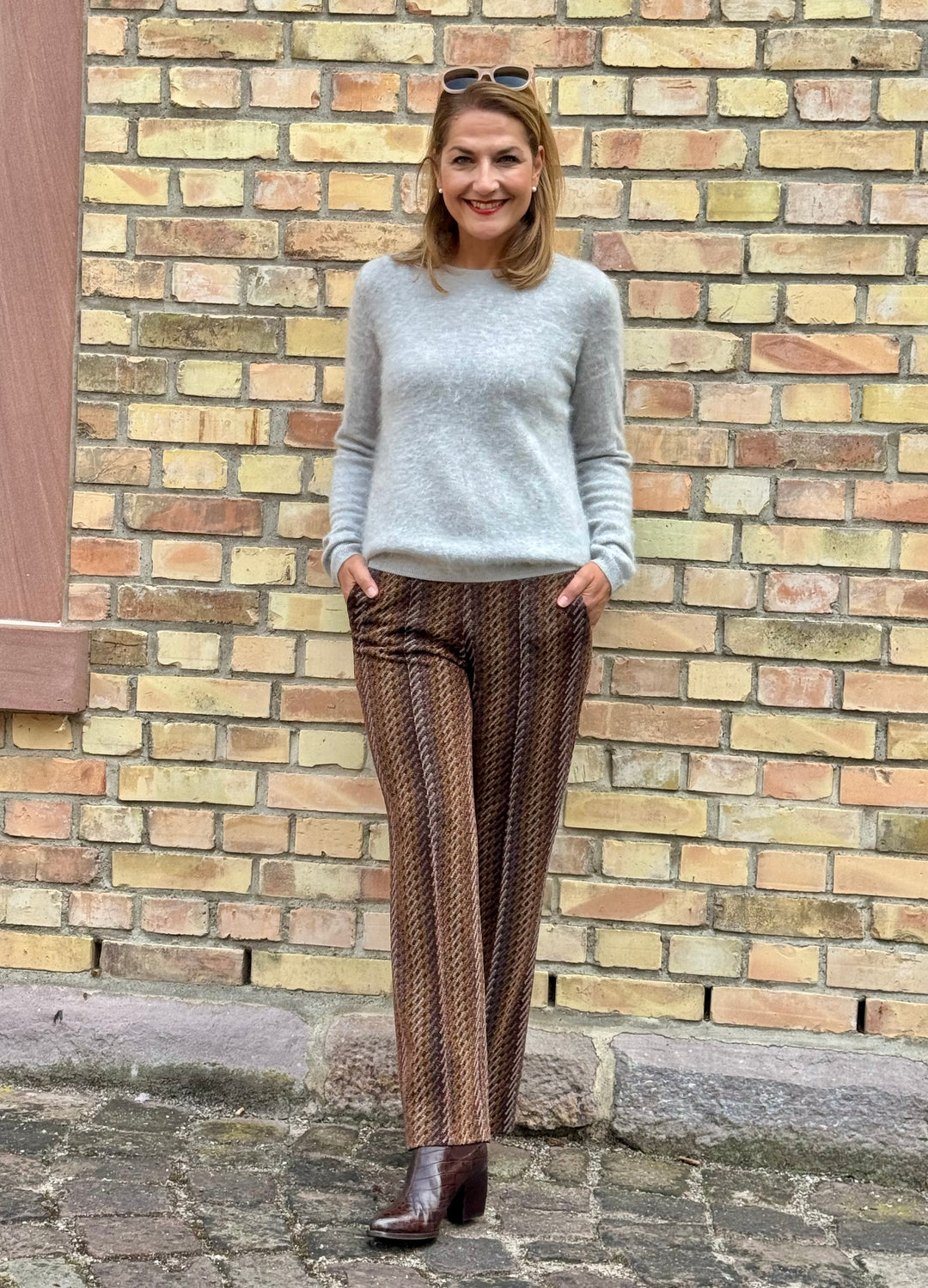 Hose Renée Graphical Lurex Jersey