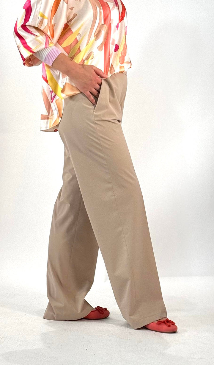 Pants Violet Straight Light Summer Technical