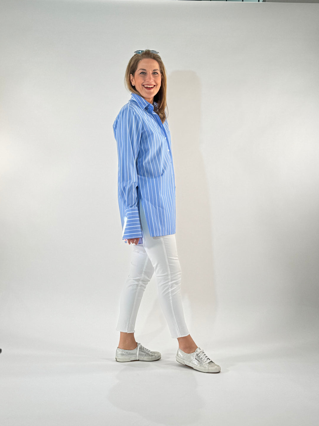 Jane Colour Denim Destroyed