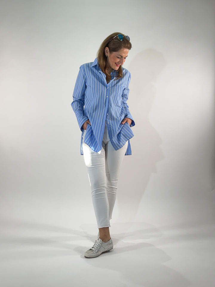 Jane Colour Denim Destroyed