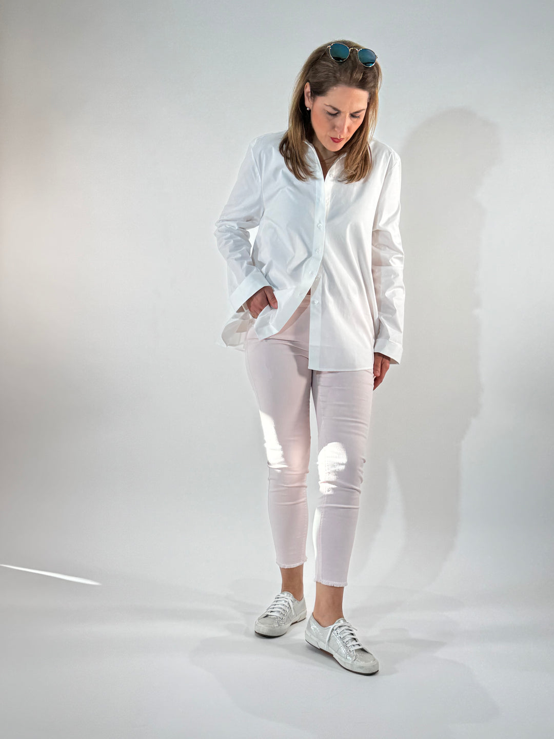 Jane Colour Denim Destroyed