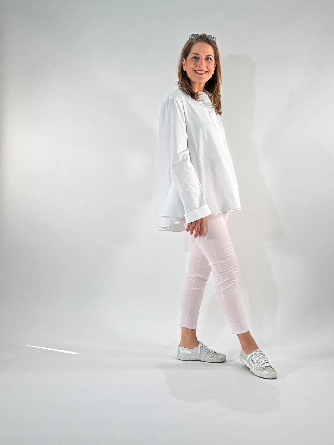 Jane Colour Denim Destroyed