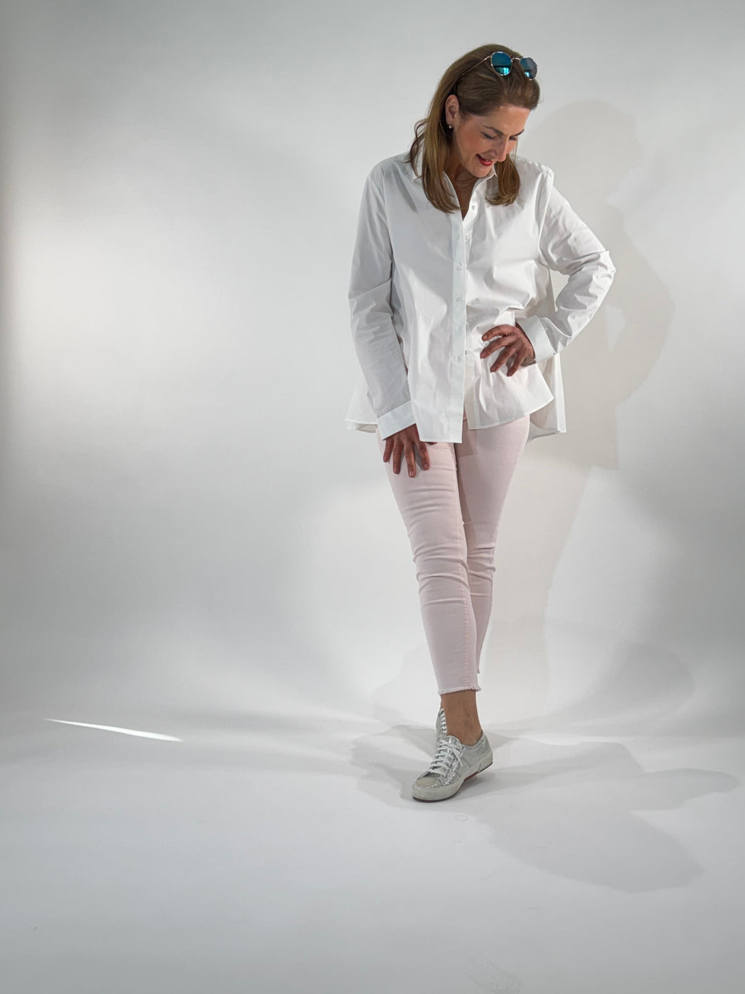 Jane Colour Denim Destroyed