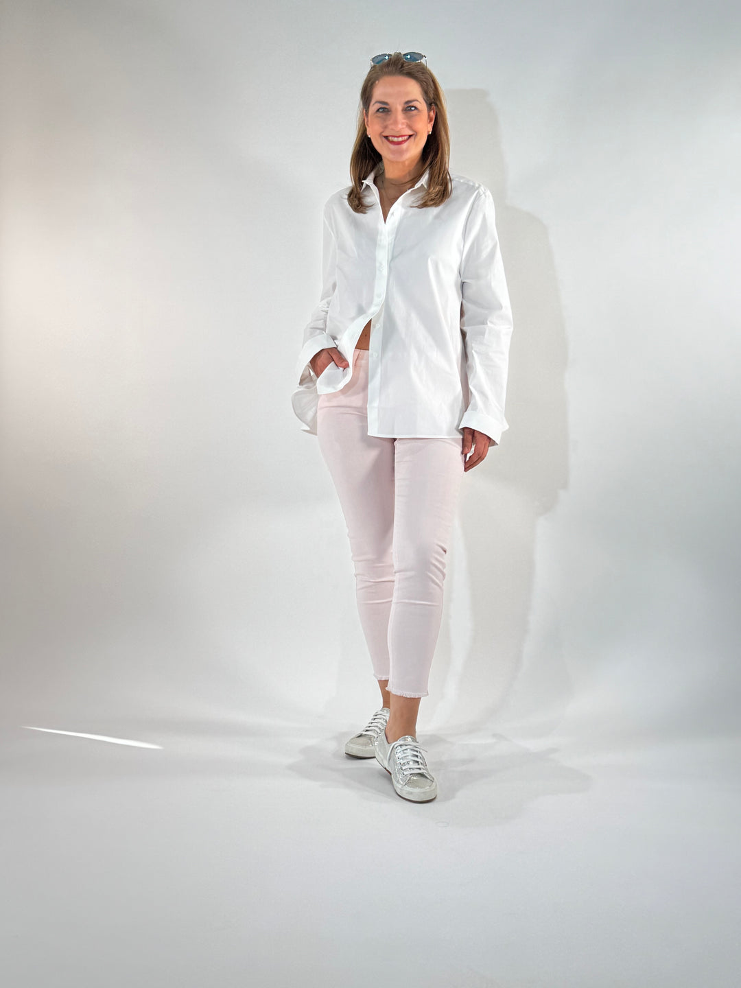 Jane Colour Denim Destroyed