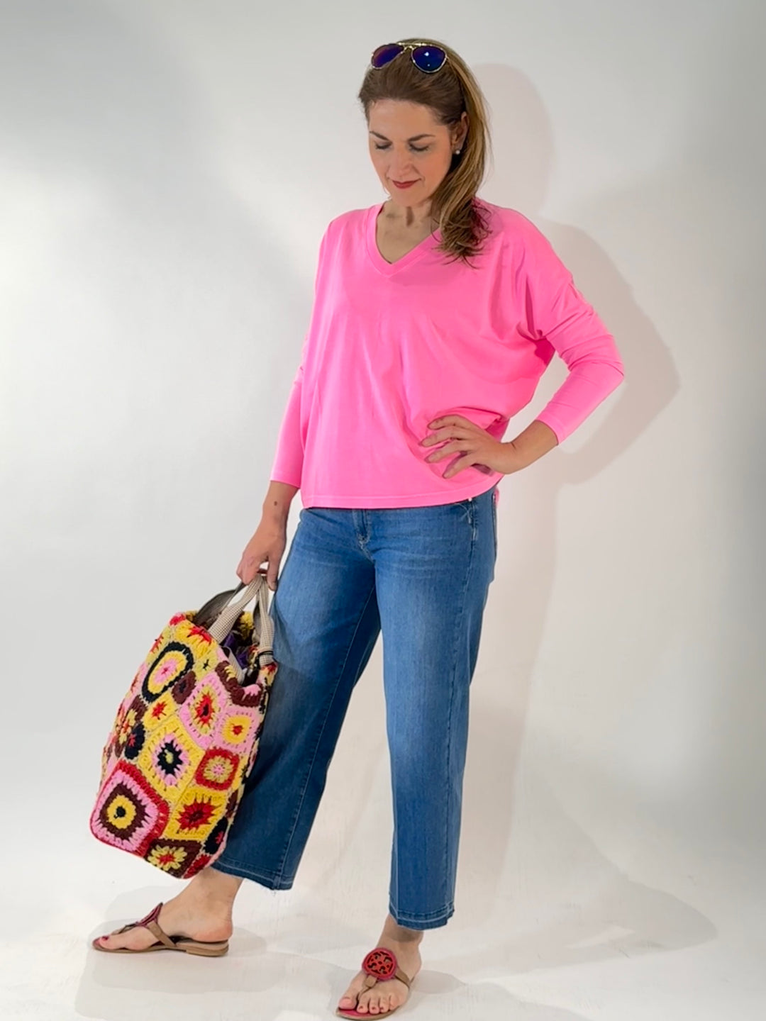 Hose Kira 6/8 Soft Touch Denim