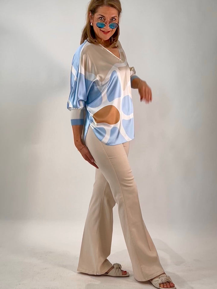Trousers Nella Colored Soft Denim