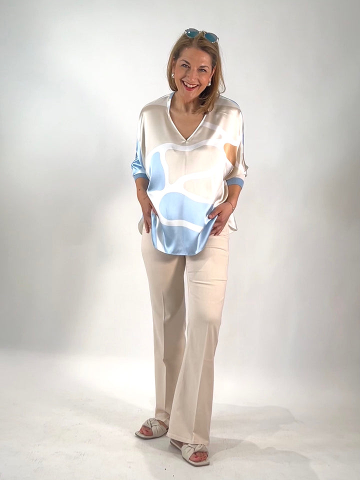 Trousers Nella Colored Soft Denim