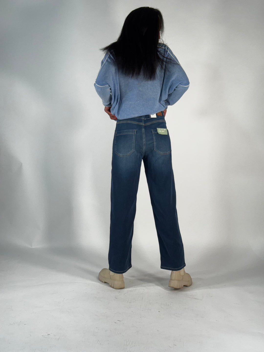 Hose Lani 7/8 Slouchy Denim