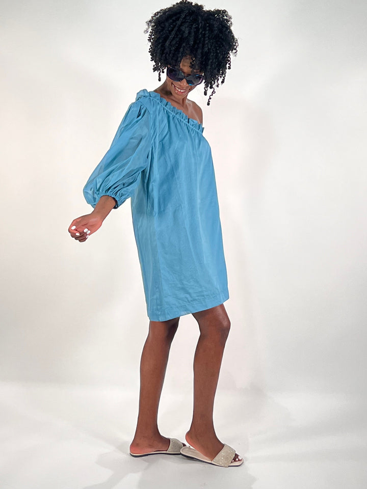 Dress, one shoulder