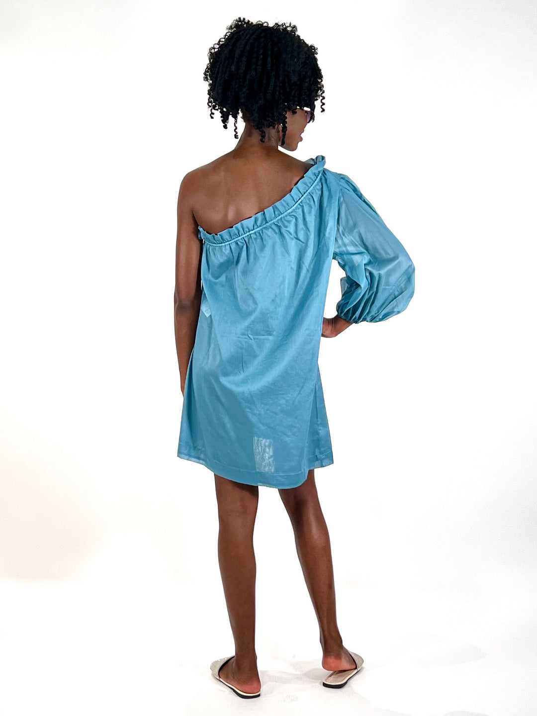 Dress, one shoulder