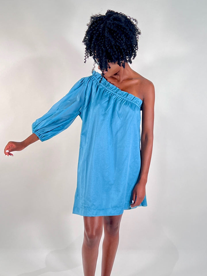 Dress, one shoulder