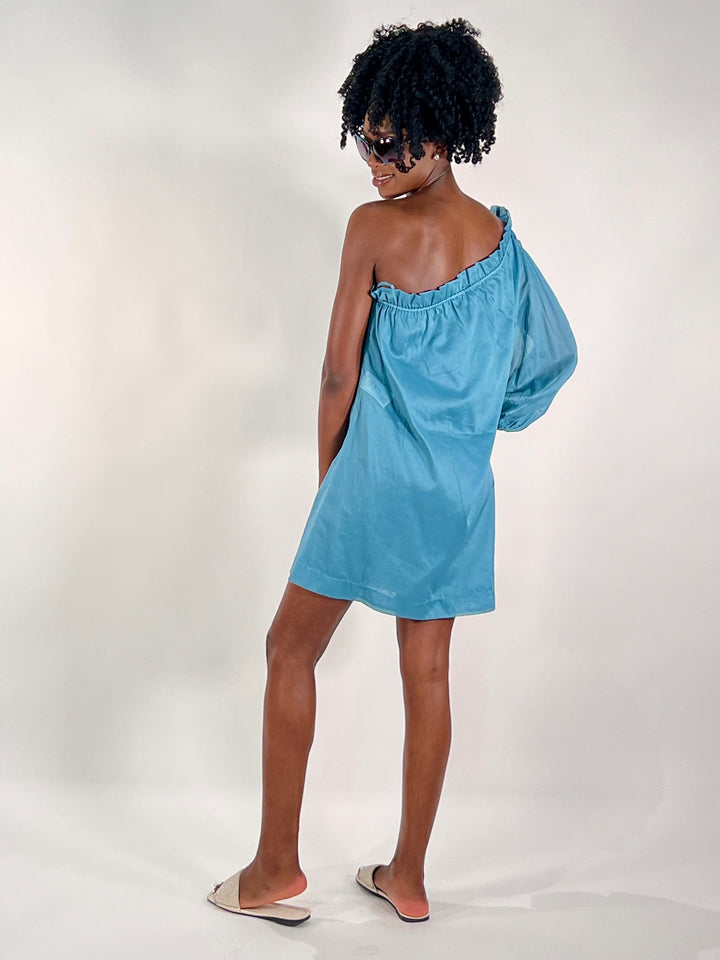 Dress, one shoulder