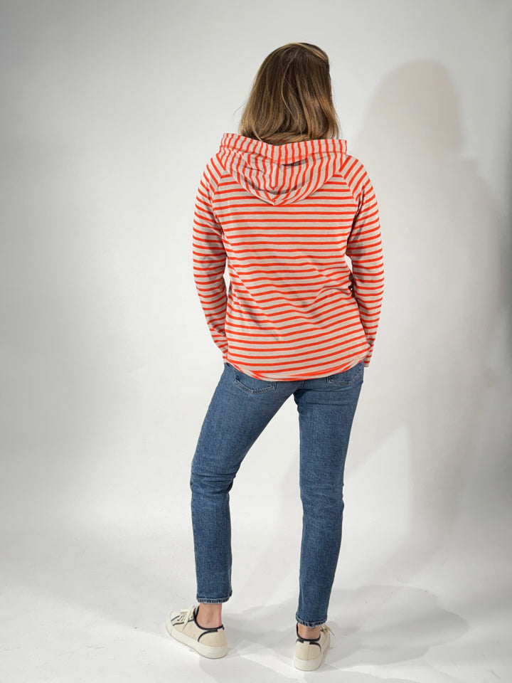 Hoodie im Streifen-Design