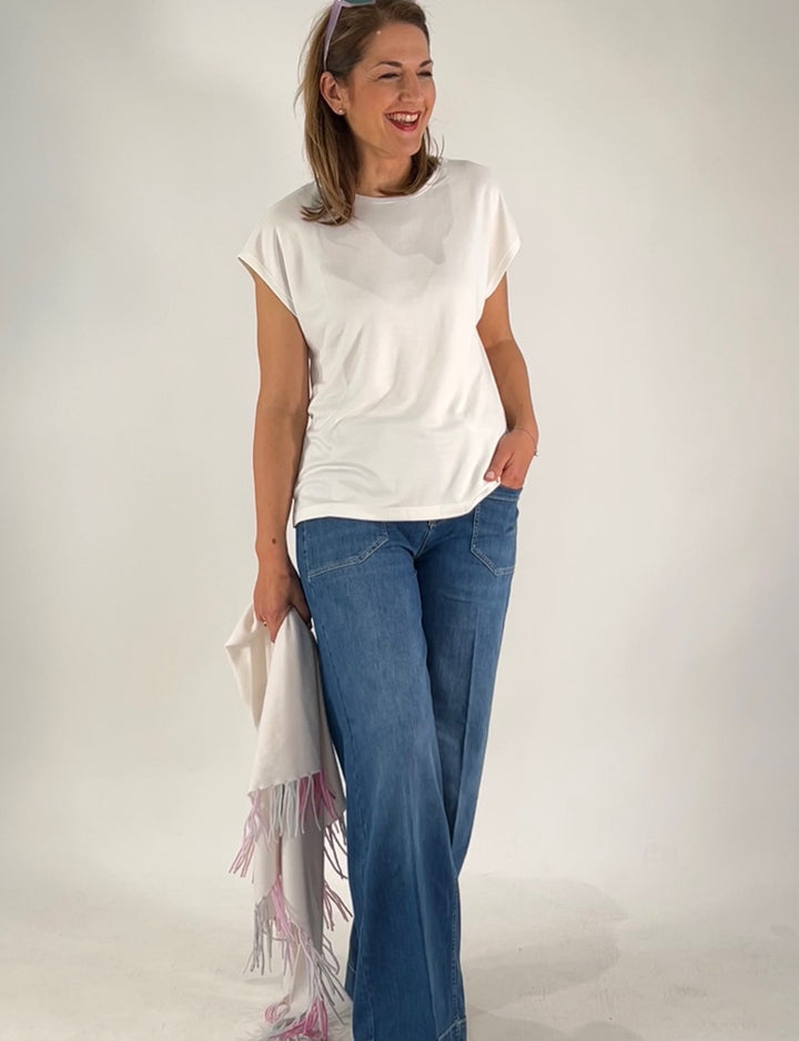 T-Shirt Rundhals in Modal