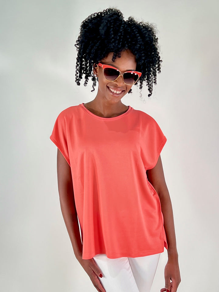 T-Shirt Rundhals in Modal