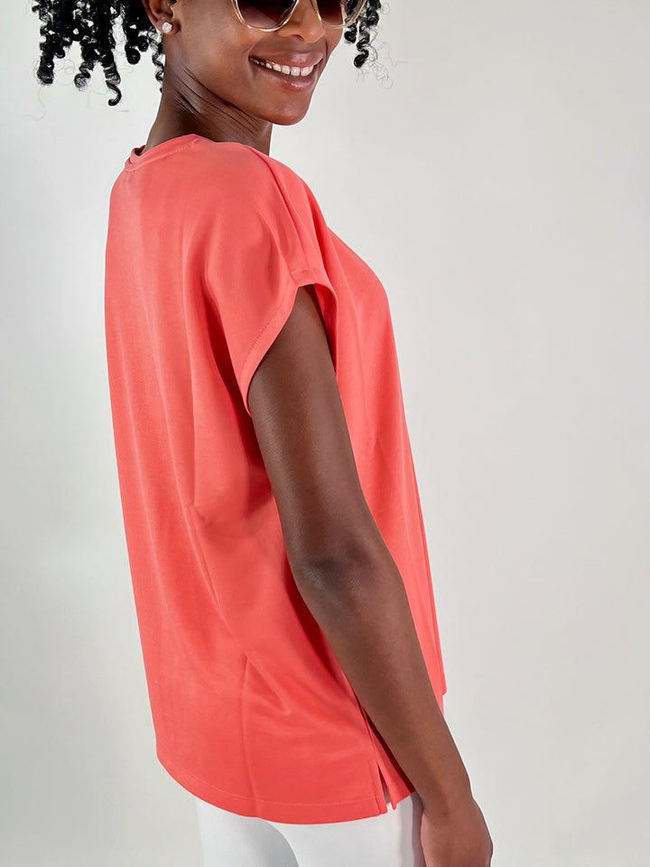 T-Shirt Rundhals in Modal