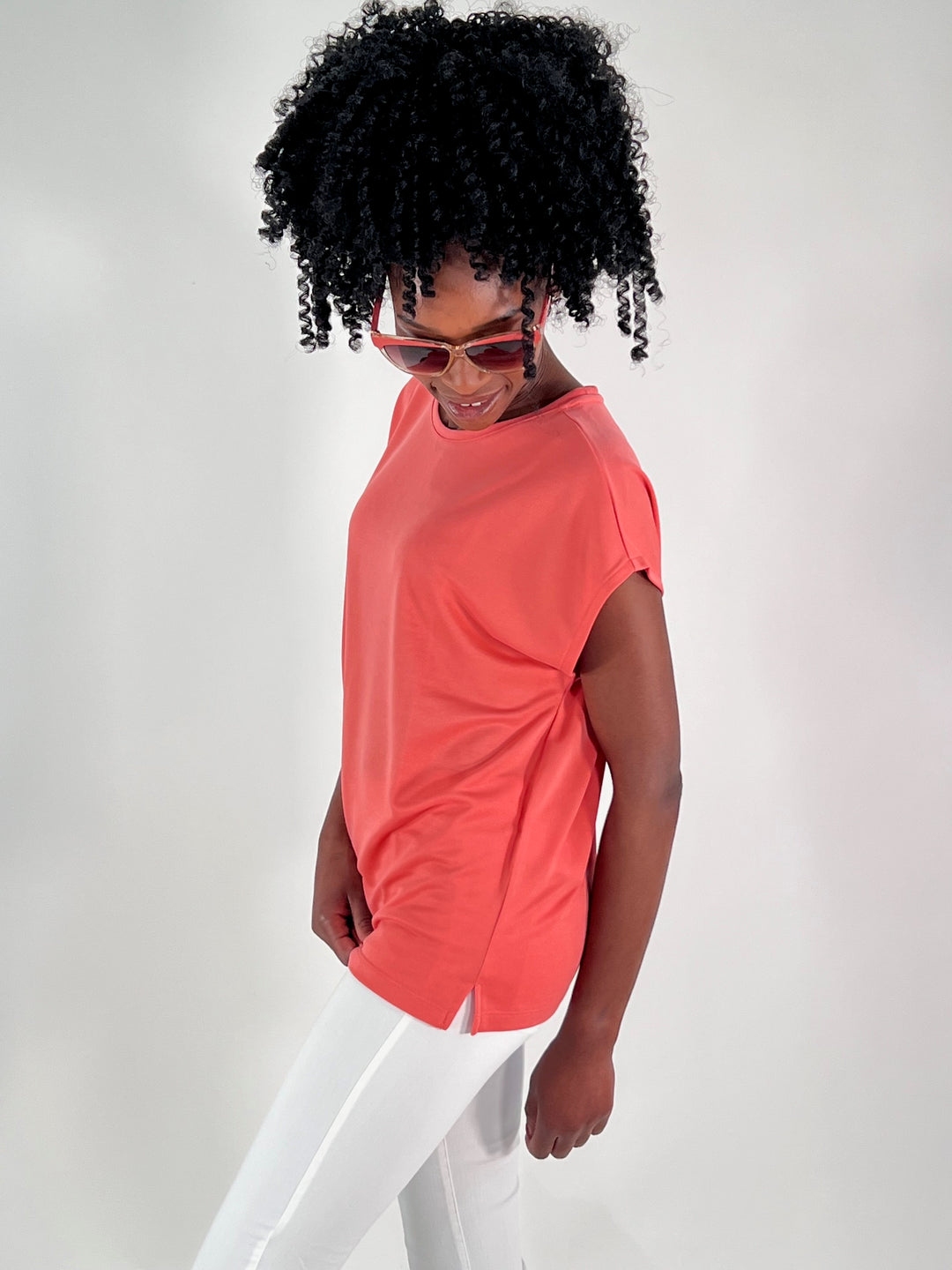 T-Shirt Rundhals in Modal