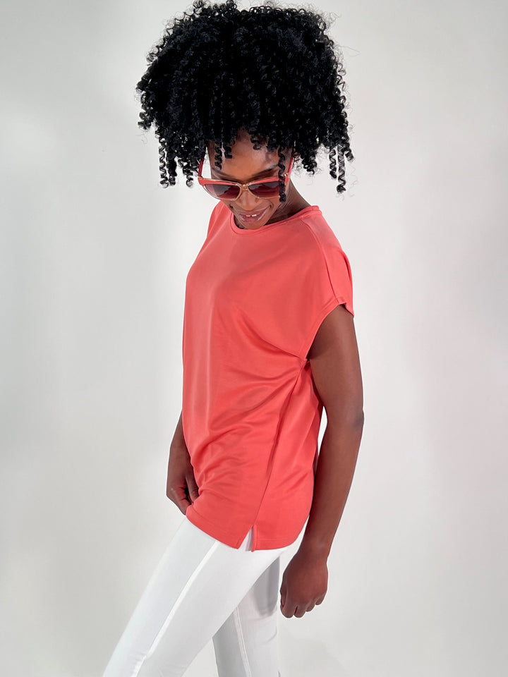 T-Shirt Rundhals in Modal