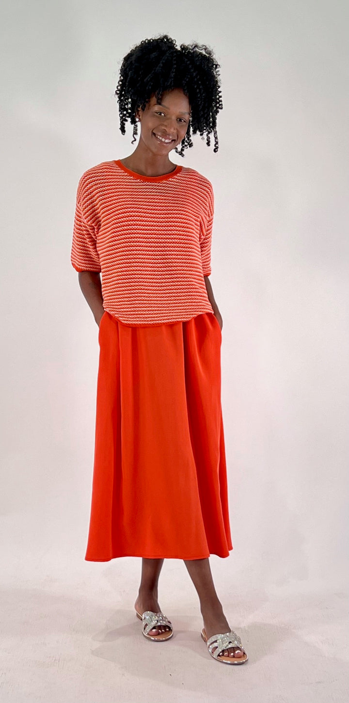 Kleid mit gerafften Trägern