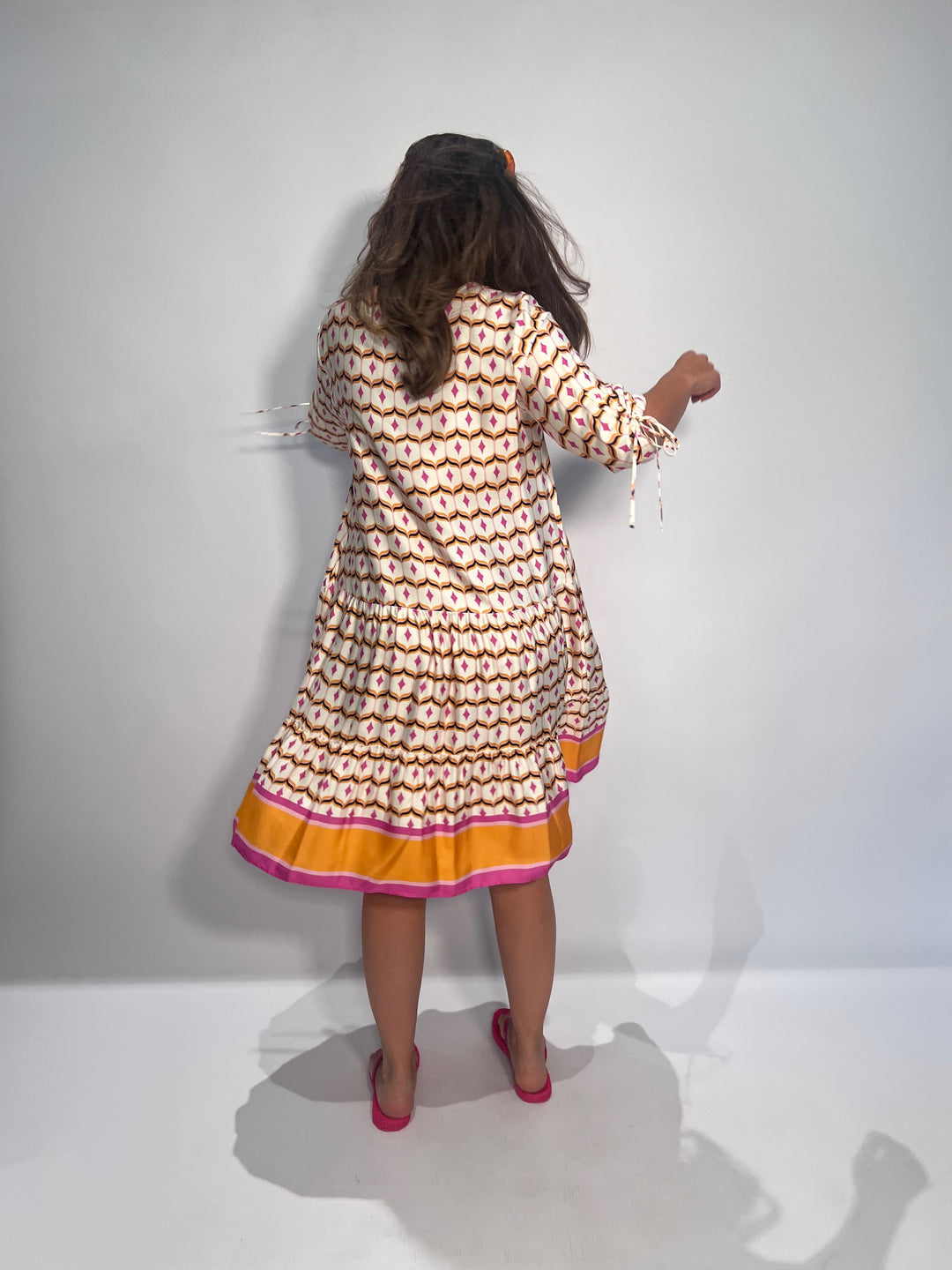 Kleid mit Volant
