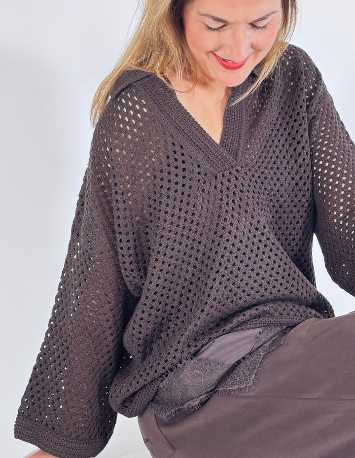 Polo-Pulli in Netz Optik