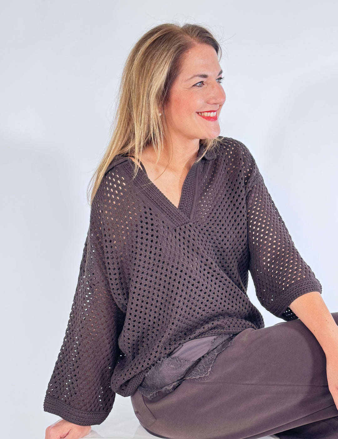 Polo-Pulli in Netz Optik