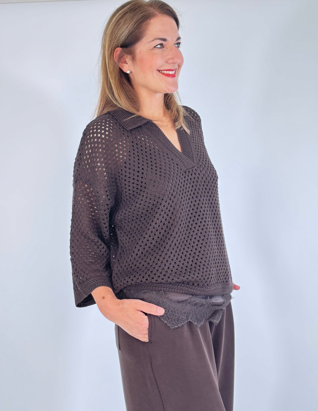 Polo-Pulli in Netz Optik