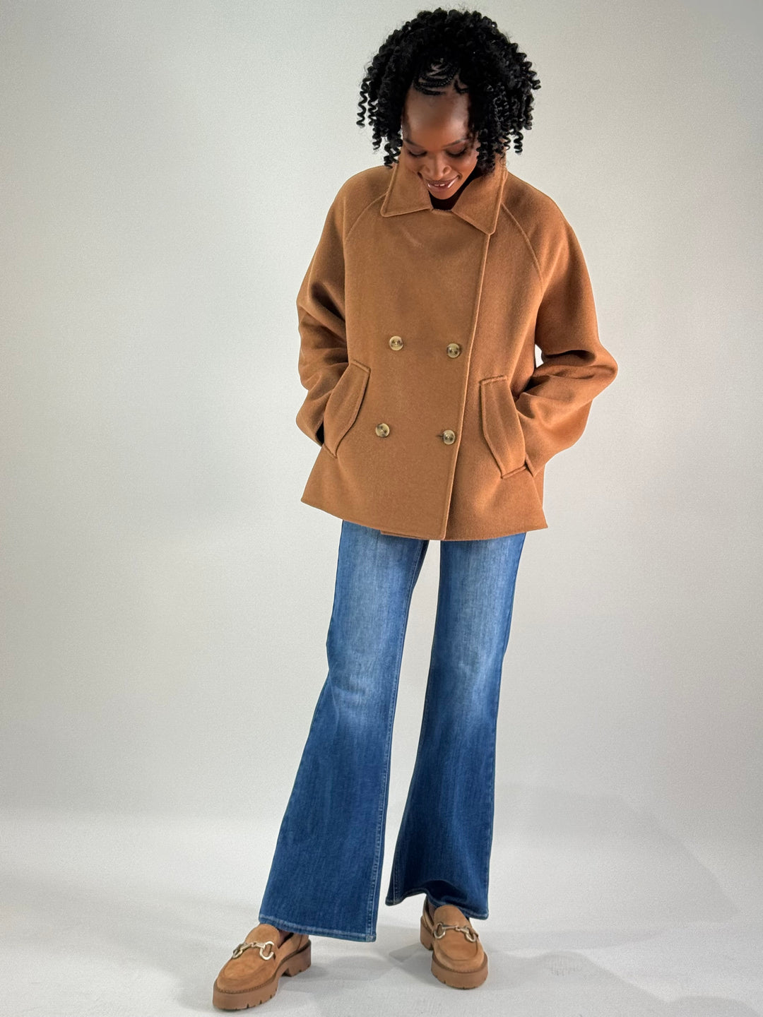 Wool Blended Jacket - Caban -