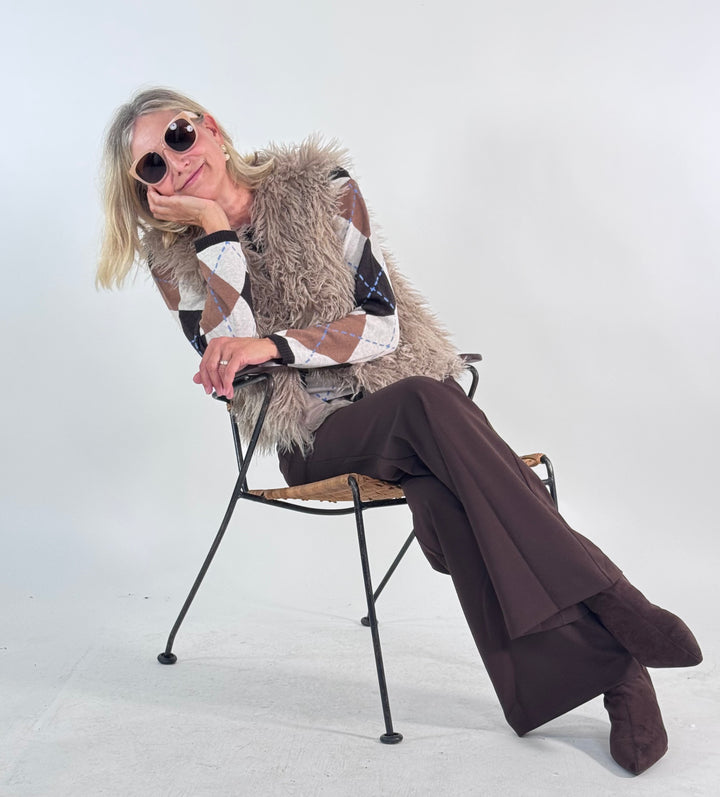 Weste Faux Fur