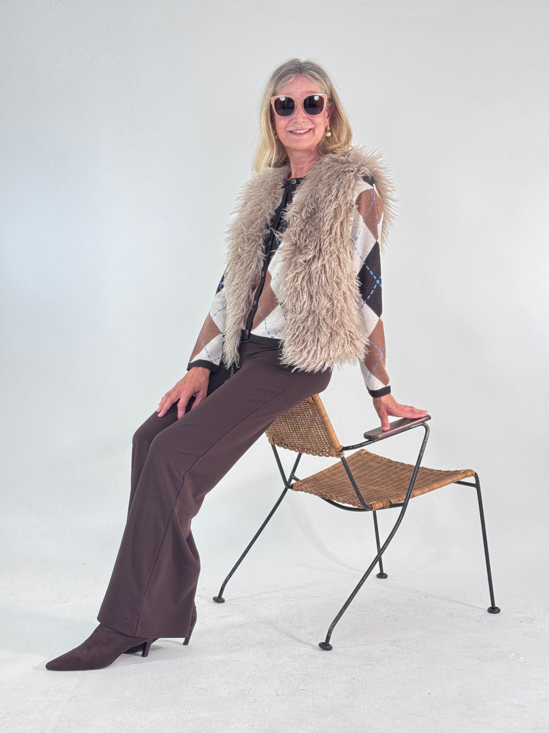 Weste Faux Fur