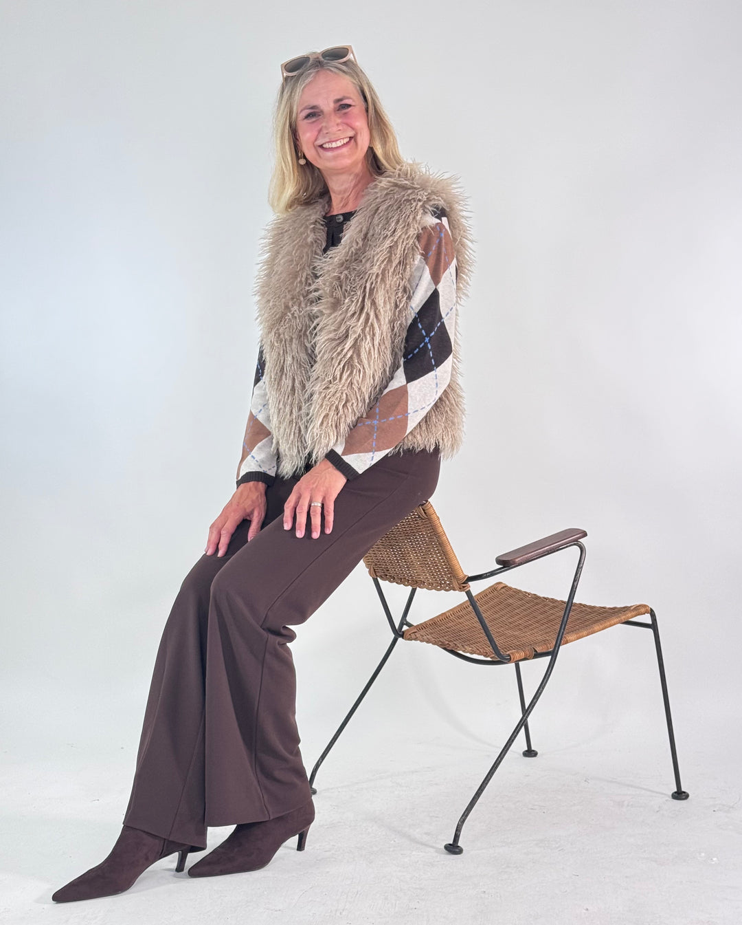 Weste Faux Fur