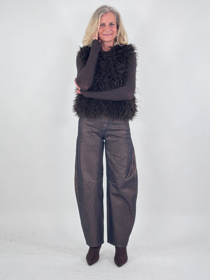 Weste Faux Fur