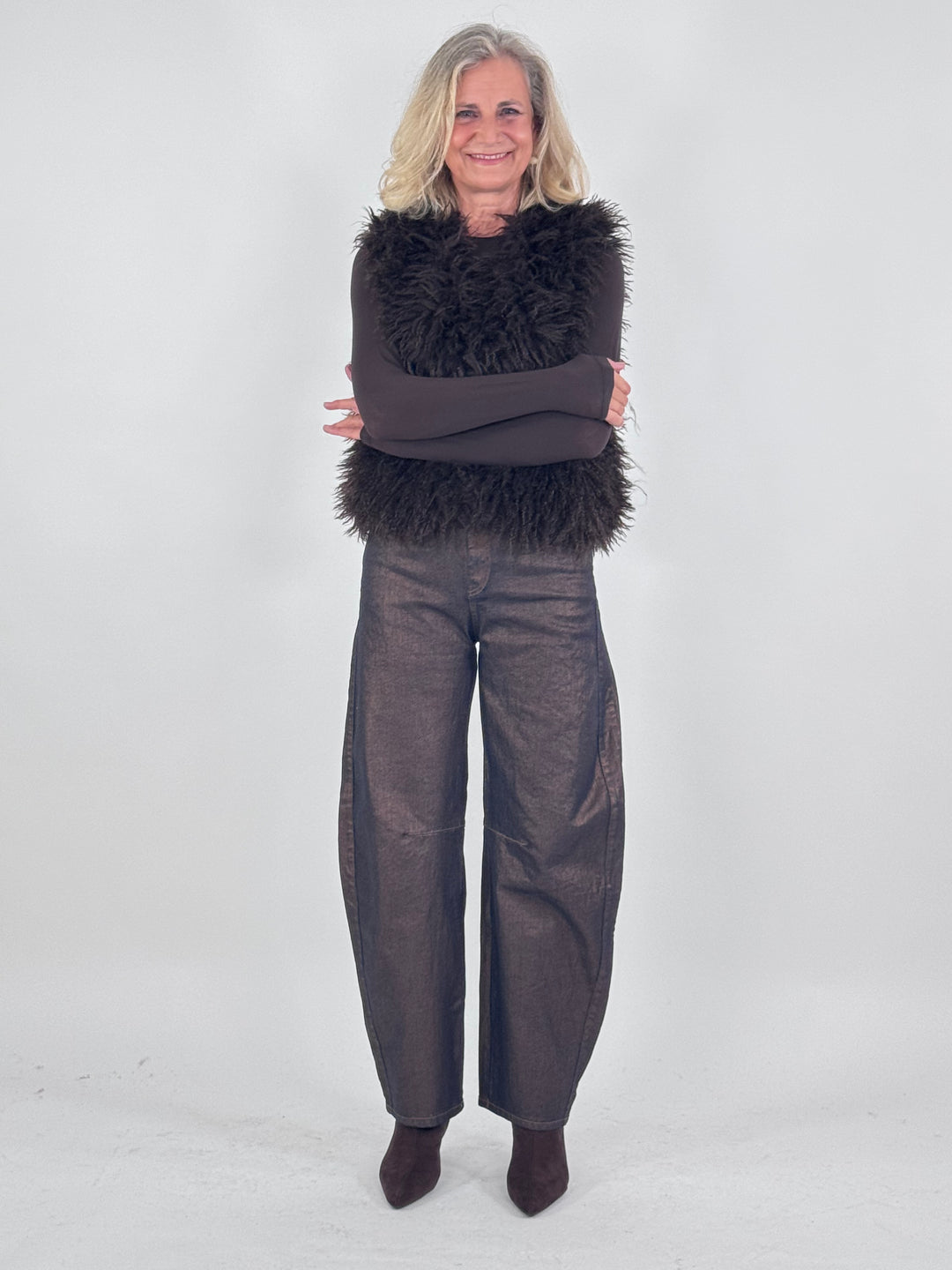 Weste Faux Fur