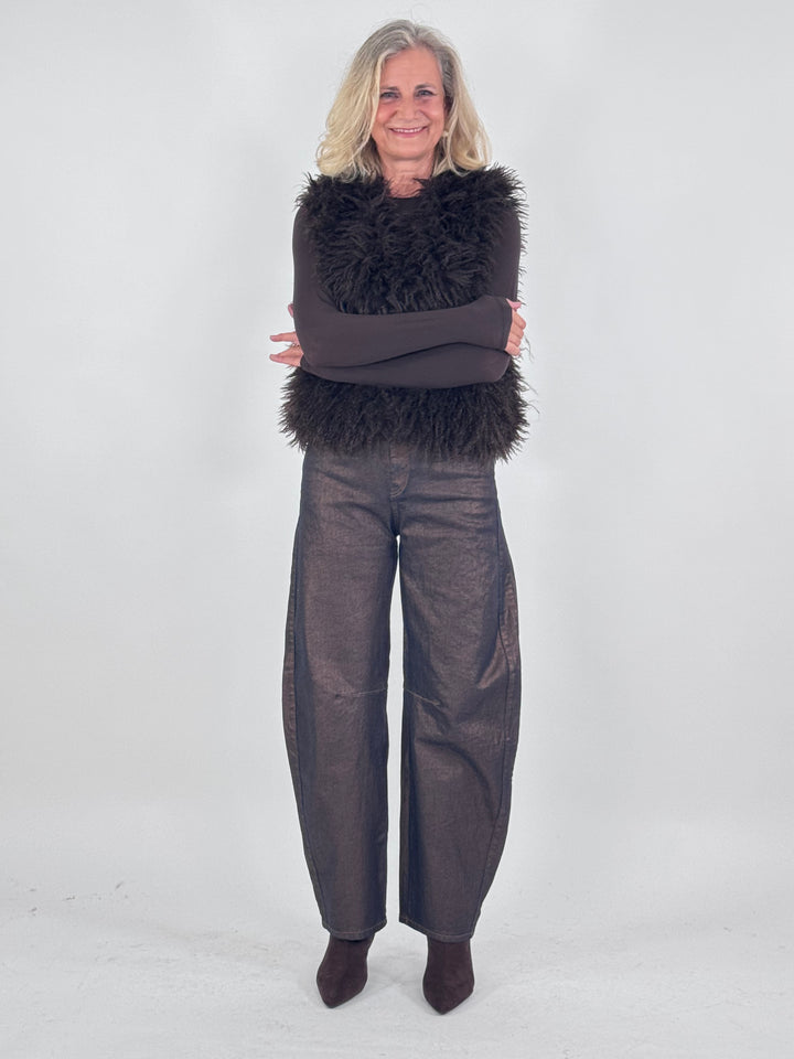 Weste Faux Fur
