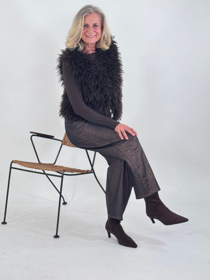 Weste Faux Fur