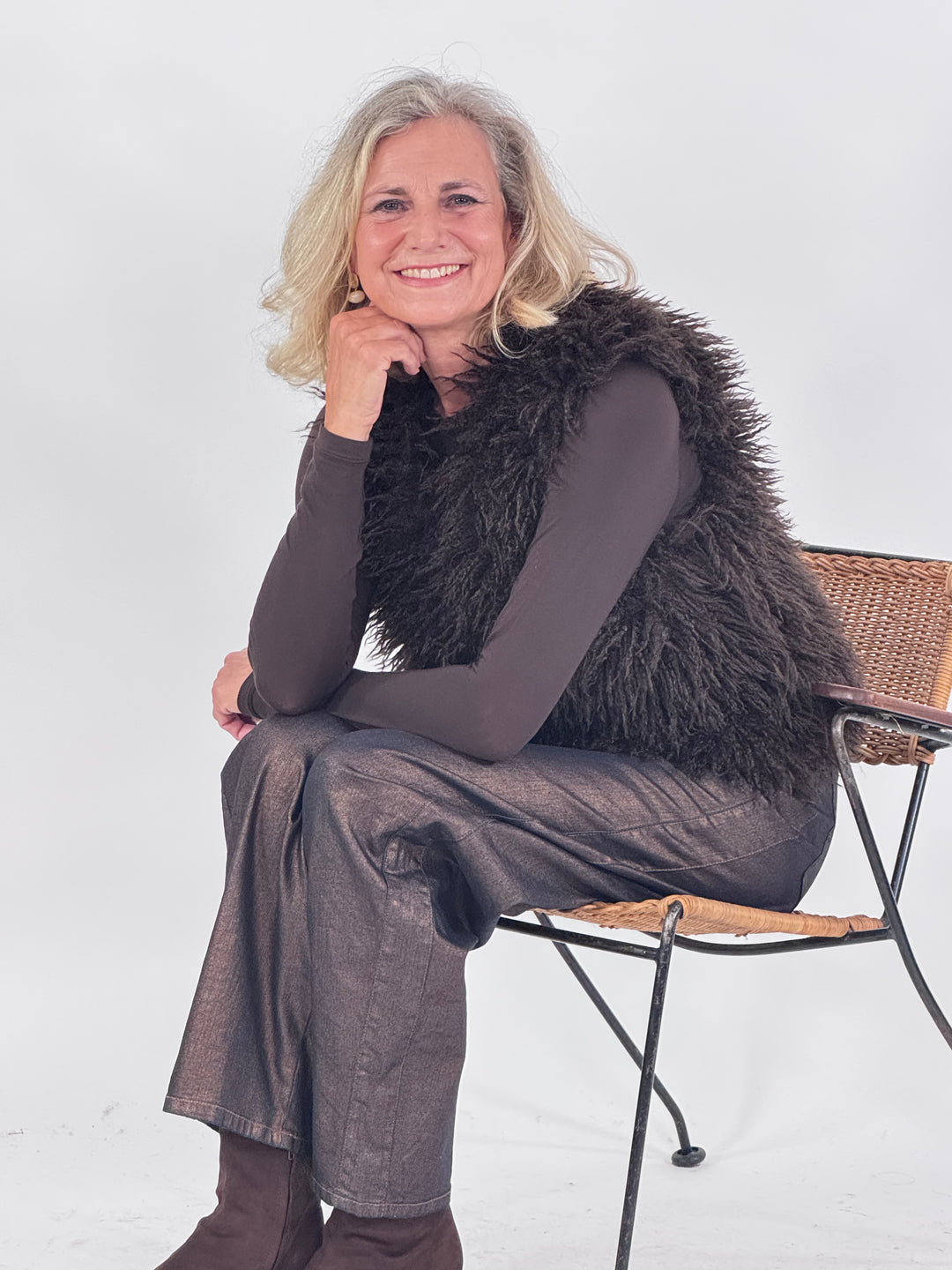 Weste Faux Fur