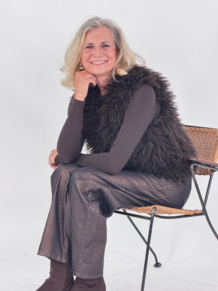 Weste Faux Fur